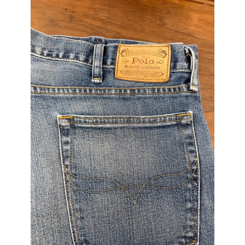 Polo Ralph Lauren Mens 38x 30 Varick Slim Staight Jeans Nice Casual - Picture 3 of 9